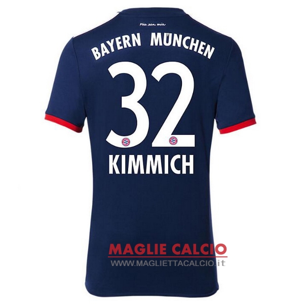 nuova maglietta bayern munich 2017-2018 kimmich 32 seconda